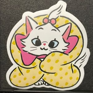 MARIE THE CAT STICKER